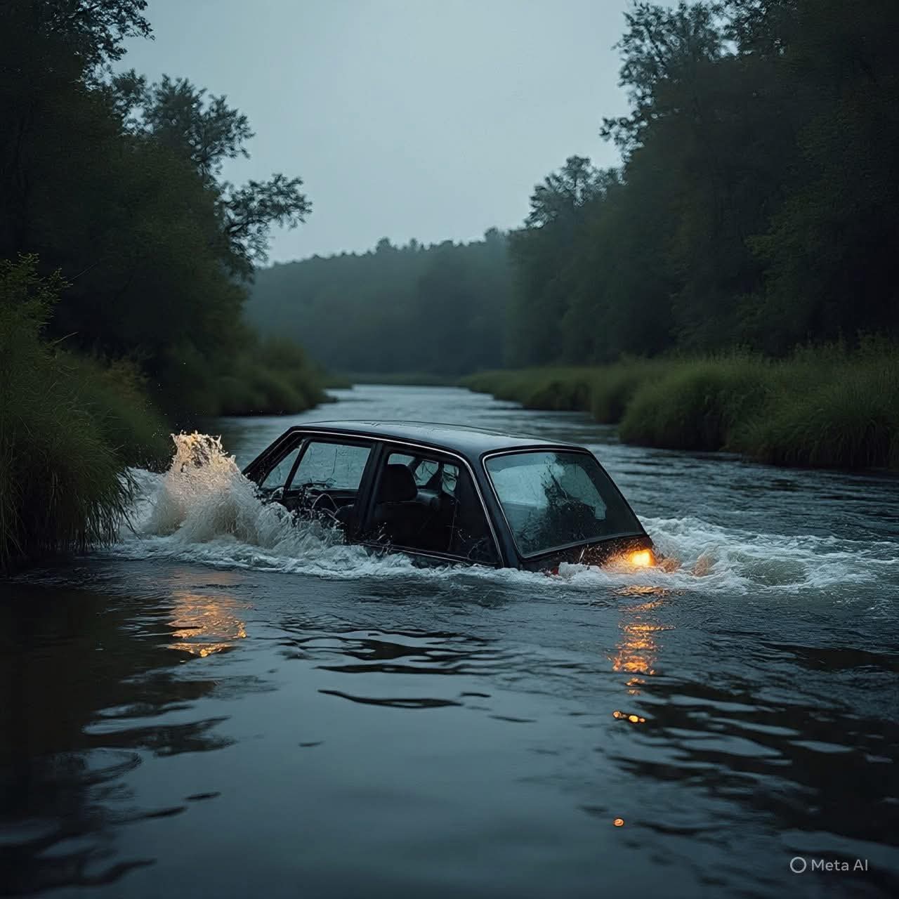 Si tu auto alguna vez queda bajo el agua….
