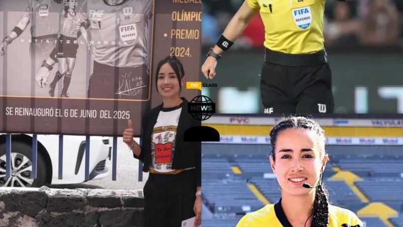 UNAM homenajea a Katia Itzel García, árbitra histórica de la Copa Oro 2025 🏆