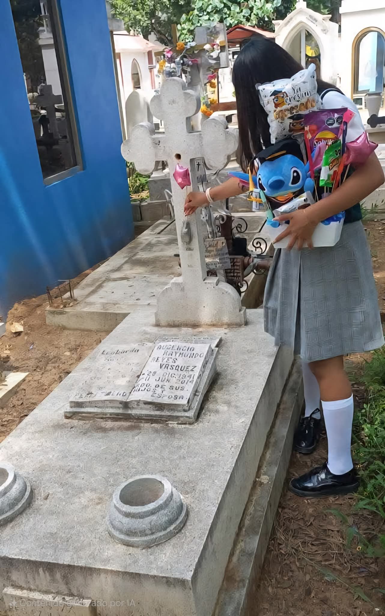 “¡Lo logré, papi!” Una emotiva escena se vivió tras una ceremonia de graduación en secundaria.