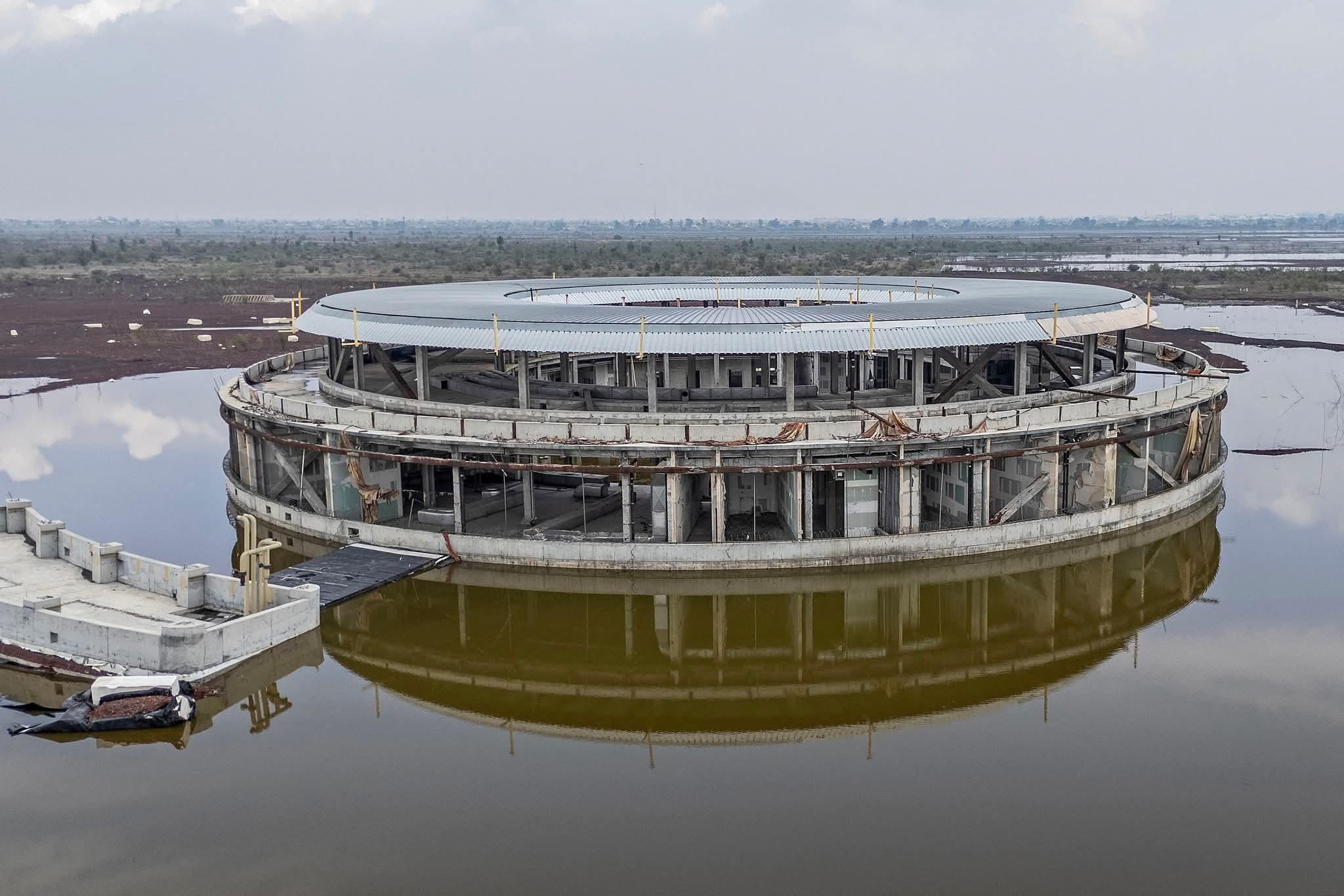 Ex aeropuerto de Texcoco Inundado!!!