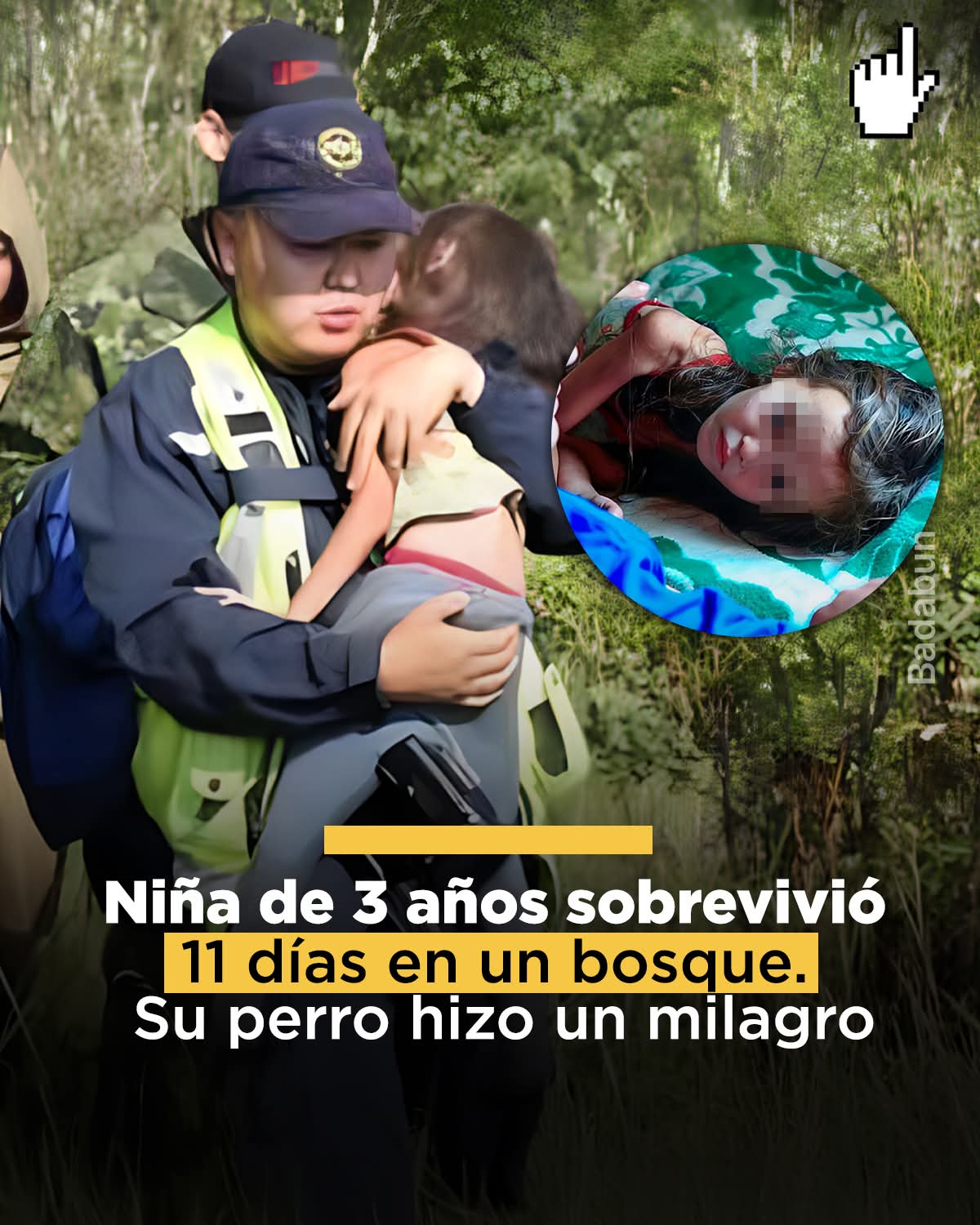 Tenía solo 3 años cuando se perdió en un bosque…