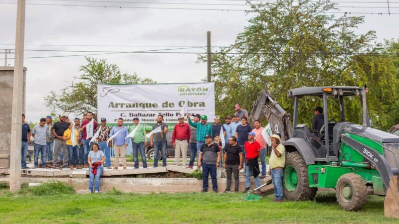 Arranca la segunda etapa de rehabilitación de la barda perimetral en el campo de fútbol de la Unidad Deportiva del Fracc. Magisterial