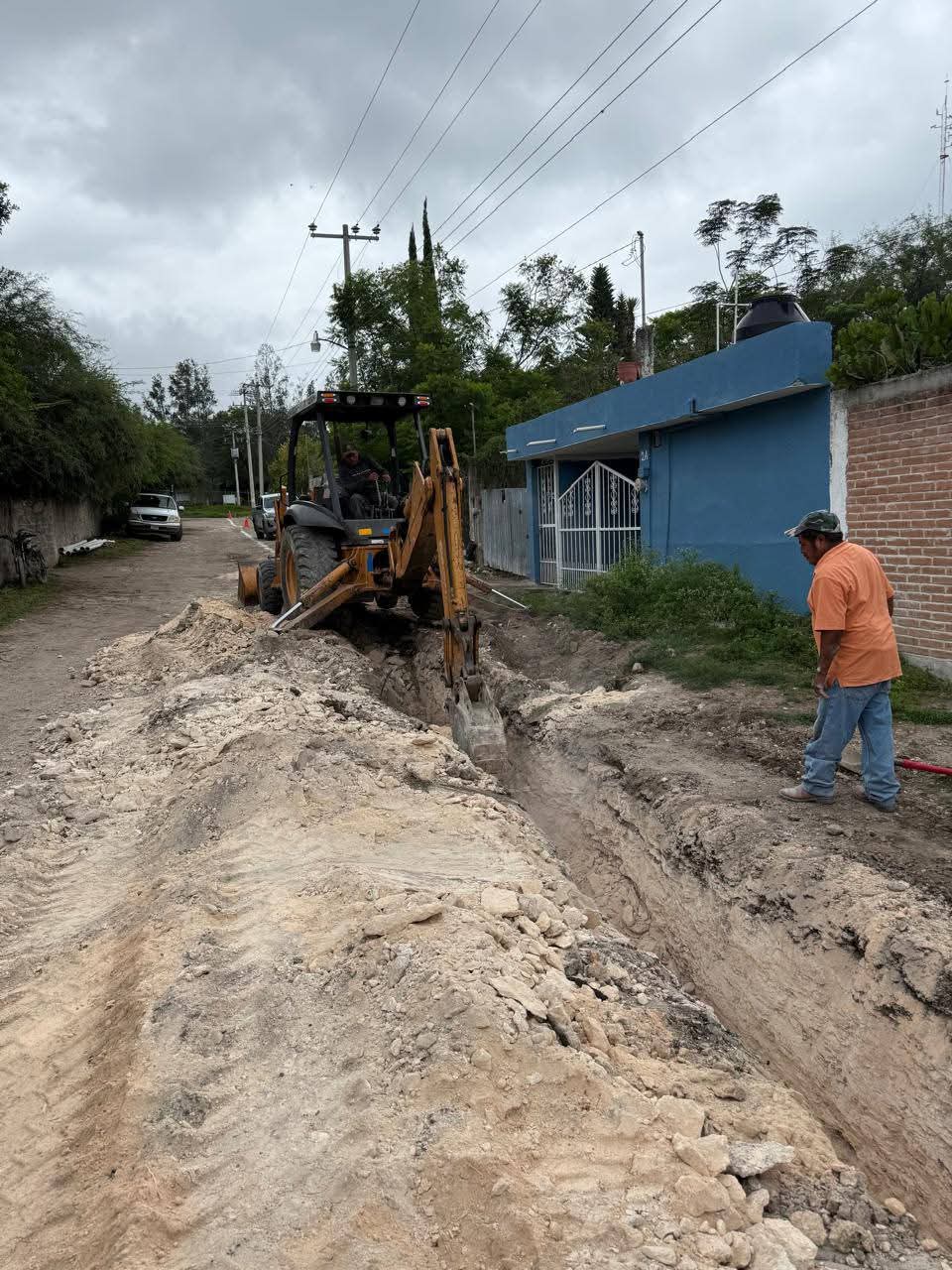 Avance en la Mejora de la Red de Agua Potable en El Trompillal.