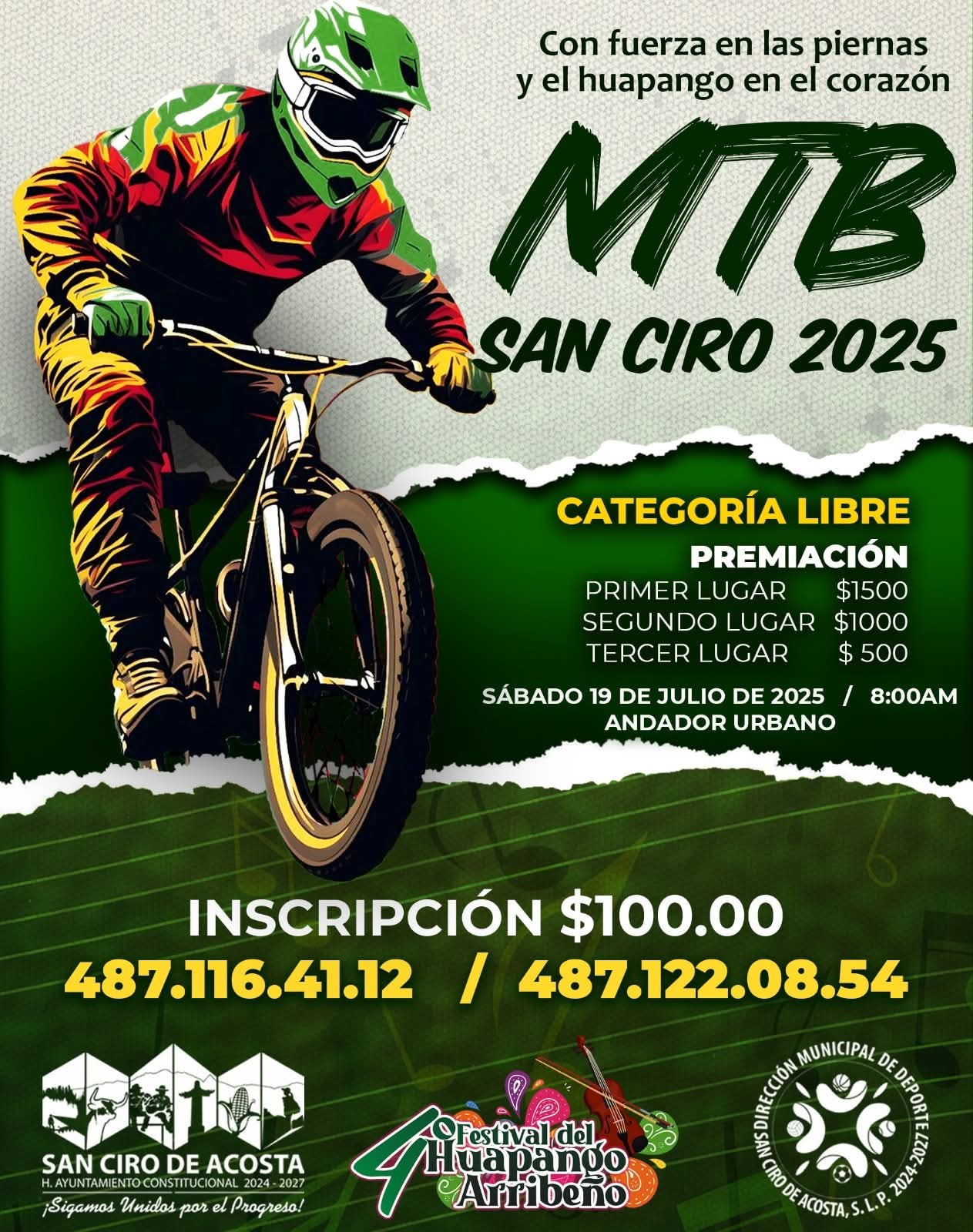 Carrera MTB en San Ciro.