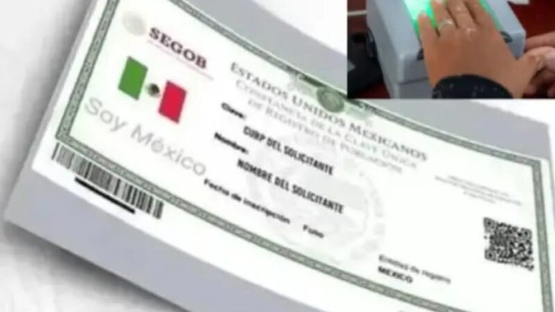 Publican reforma que obliga a tramitar la CURP biométrica.