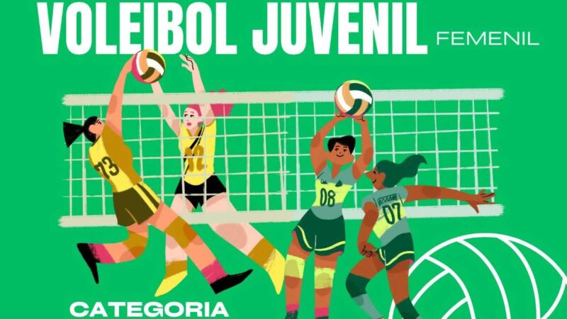 Participa en la Liga Municipal de Voleibol Juvenil De verano.