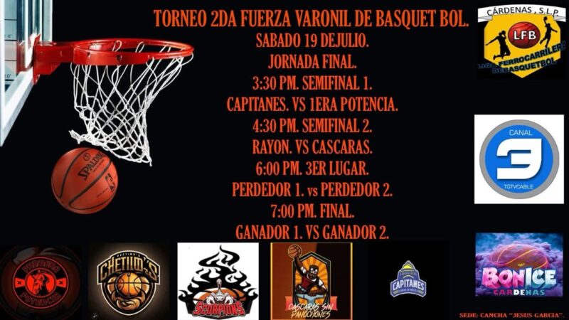 🏀 ¡No te Pierdas las Semifinales y Finales del Torneo de 2da Fuerza!