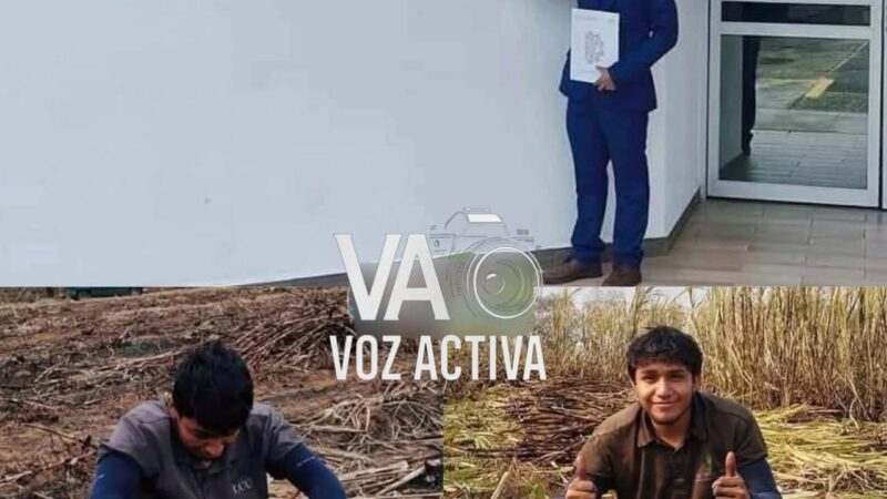 ❤️LOGRÓ GRADUARSE CORTANDO CAÑA: Quedó huérfano desde pequeño y cortando caña logró graduarse.
