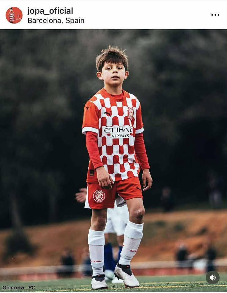 JOPA, LA JOVEN PROMESA POTOSINA DE 10 AÑOS, FICHÓ CON EL GIRONA Y ESTA CONQUISTANDO EL FÚTBOL ESPAÑOL