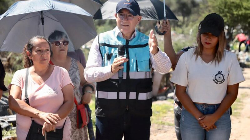 DE BASURERO A CANCHA DE FUTBOL; TRANSFORMAN DEPÓSITO CLANDESTINO EN LOS VERGELES