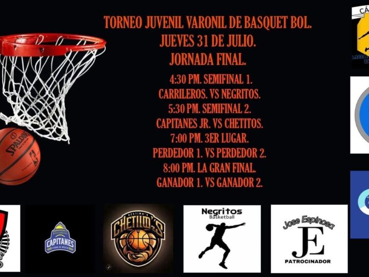 ✨️🏆Hoy es día de finales en la cancha “Jesús García”🏀✅️👇🏾👇🏾
