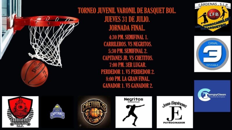 ✨️🏆Hoy es día de finales en la cancha “Jesús García”🏀✅️👇🏾👇🏾