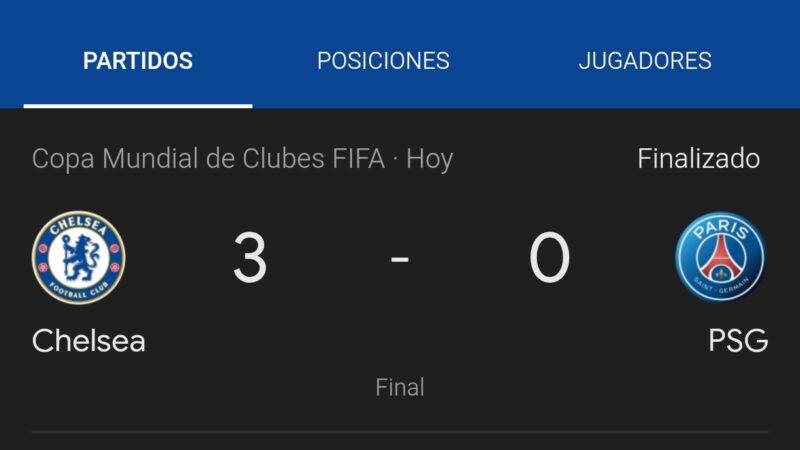 ¡El Chelsea se corona Campeón del Mundial de Clubes 2025 tras una contundente victoria 3-0 sobre el Paris Saint-Germain!