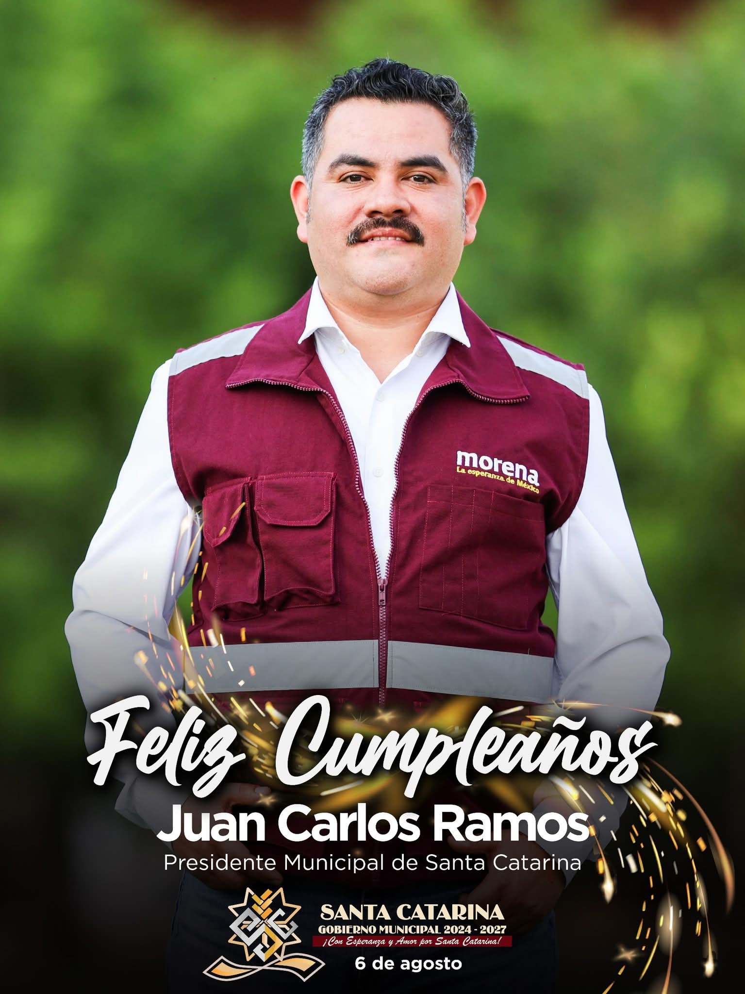 🎉 ¡Hoy celebramos el cumpleaños del presidente municipal, Juan Carlos Ramos! 🥳