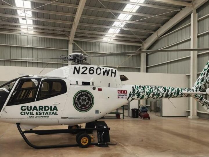 LLEGA NUEVO HELICÓPTERO PARA FORTALECER LA SEGURIDAD DE SLP: RICARDO GALLARDO