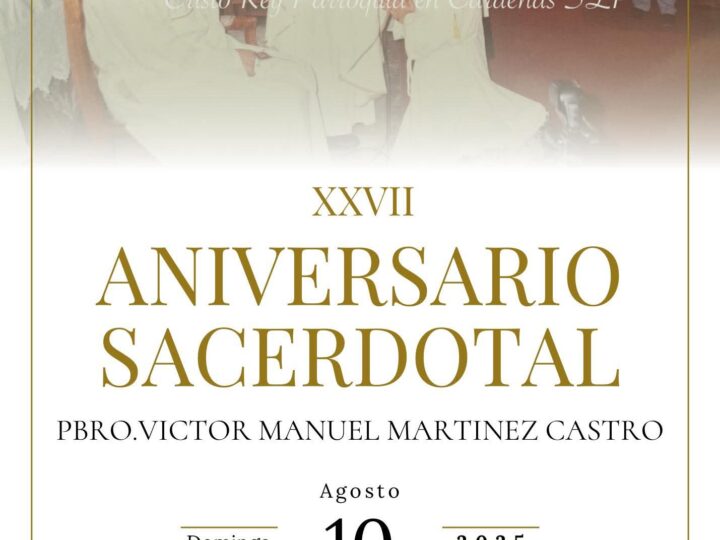 XXVII ANIVERSARIO SACERDOTAL