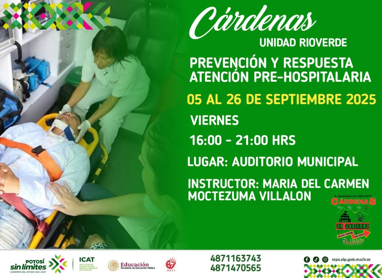 🇲🇽 Capacítate y profesionalízate en Cárdenas este SEPTIEMBRE! 🇲🇽