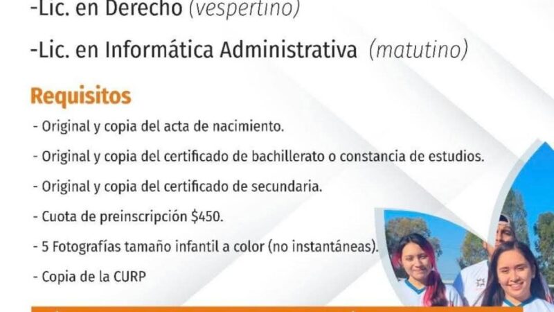 Oferta académica UIICSLP – Campus Cárdenas 2025-2026