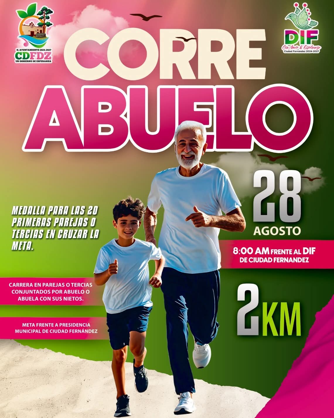 CORRE O CAMINA CON TU ABUELO O ABUELA: UNA CARRERA HACIA EL CORAZÓN DE LA FAMILIA