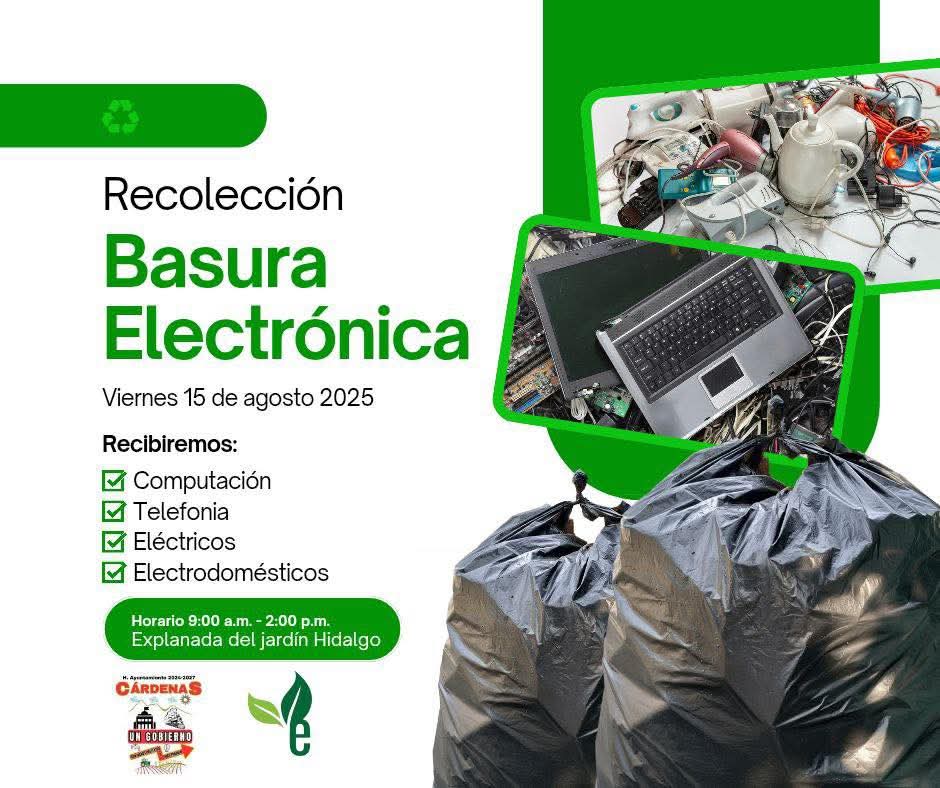 ♻️ Campaña de Recolección de Basura Eléctrica y Electrónica ♻️