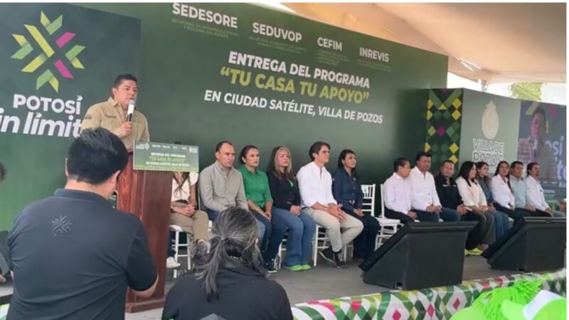 La Entrega de Terrenos es una Realidad.
