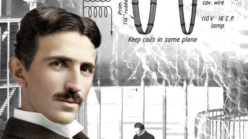 ¿Sabías que Nikola Tesla encendió una lámpara sin cables hace más de 100 años?