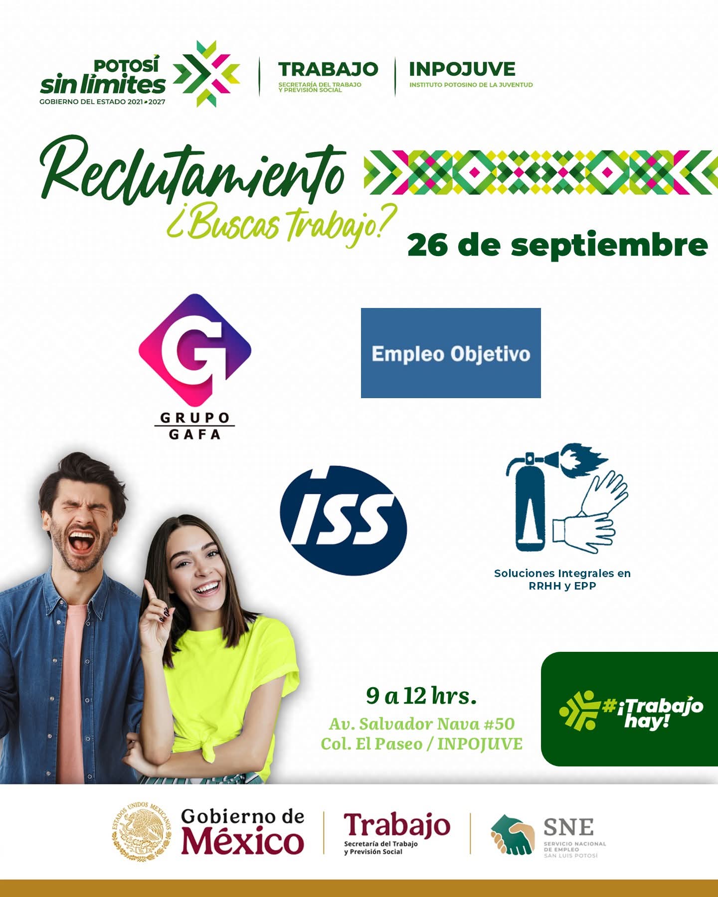 #ReclutamientoPresencial