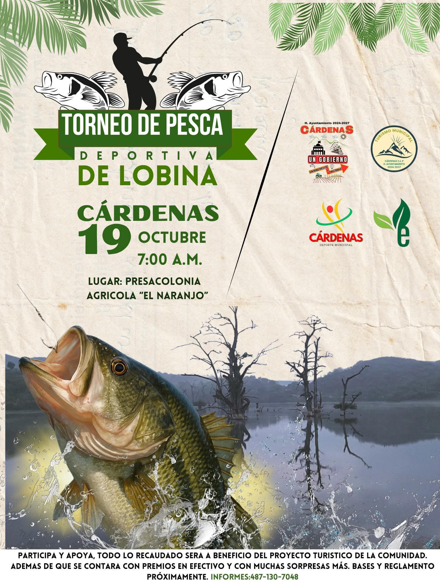 El Torneo de Pesca más esperado en la Presa de Colonia Agrícola el Naranjo 🐟