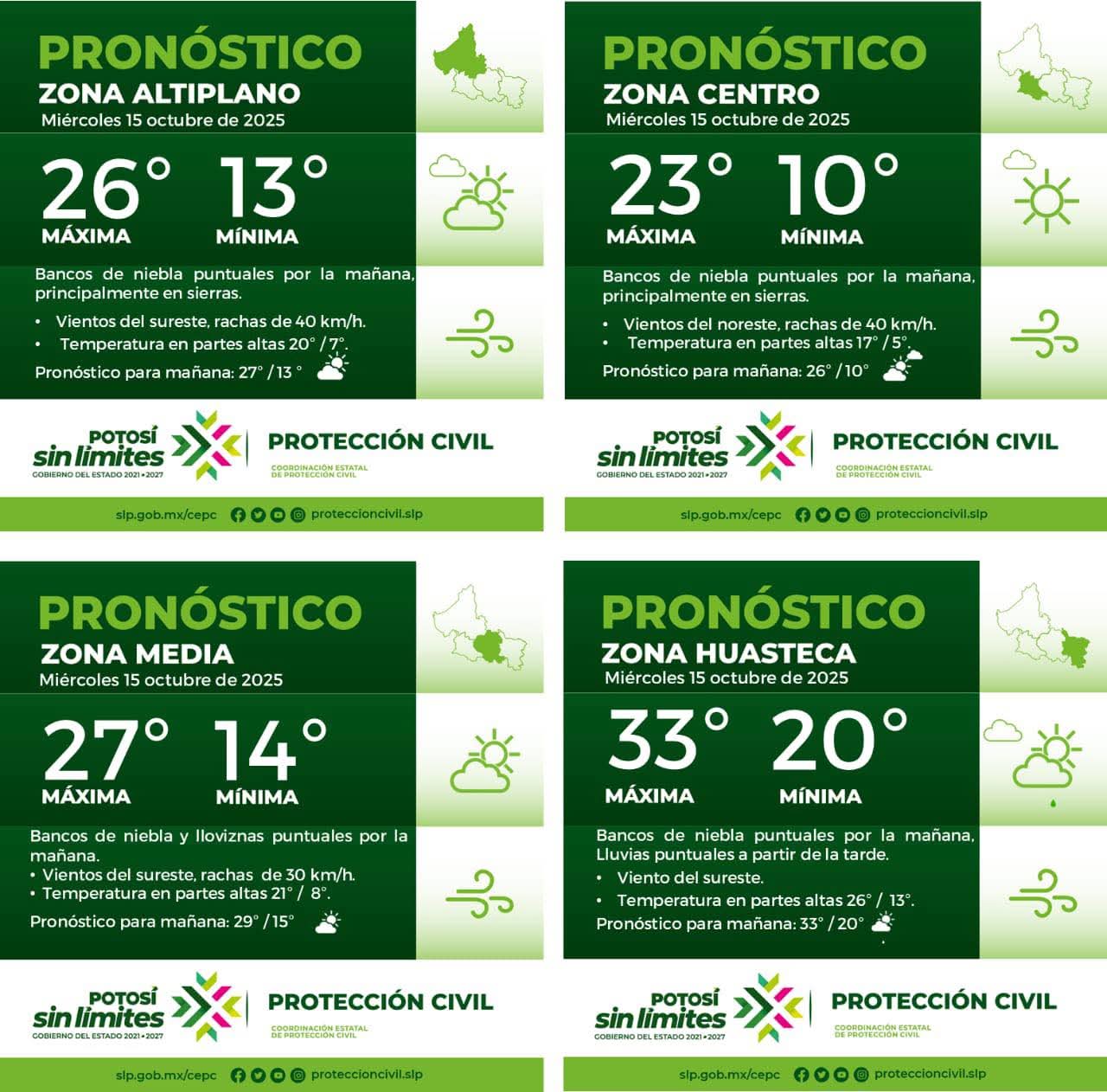 🔴 LA COORDINACIÓN ESTATAL DE PROTECCIÓN CIVIL INFORMA:🔴