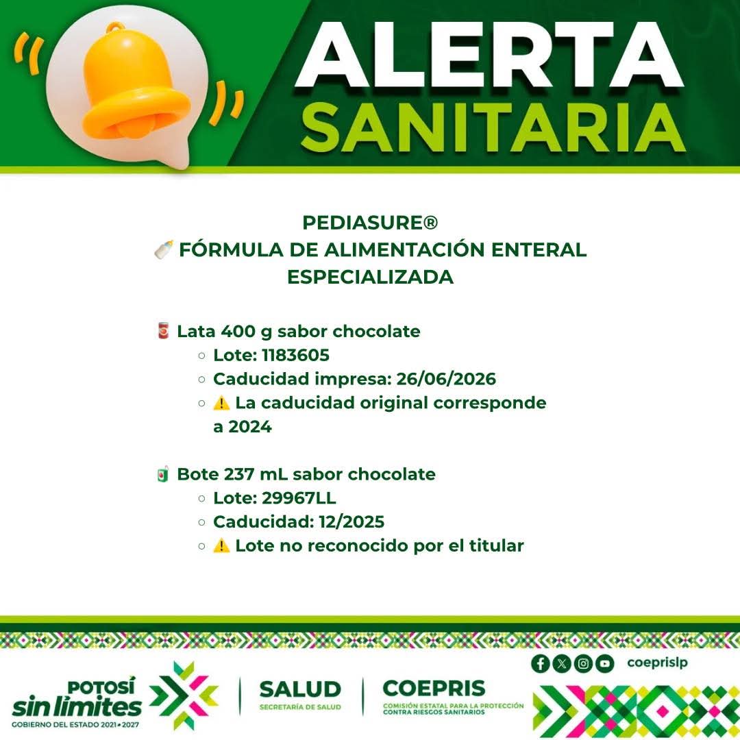 🚨 Alerta Sanitaria COFEPRIS