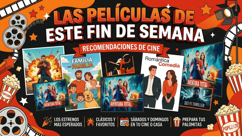 🎬 RECOMENDACIONES PARA EL FIN DE SEMANA 🍿