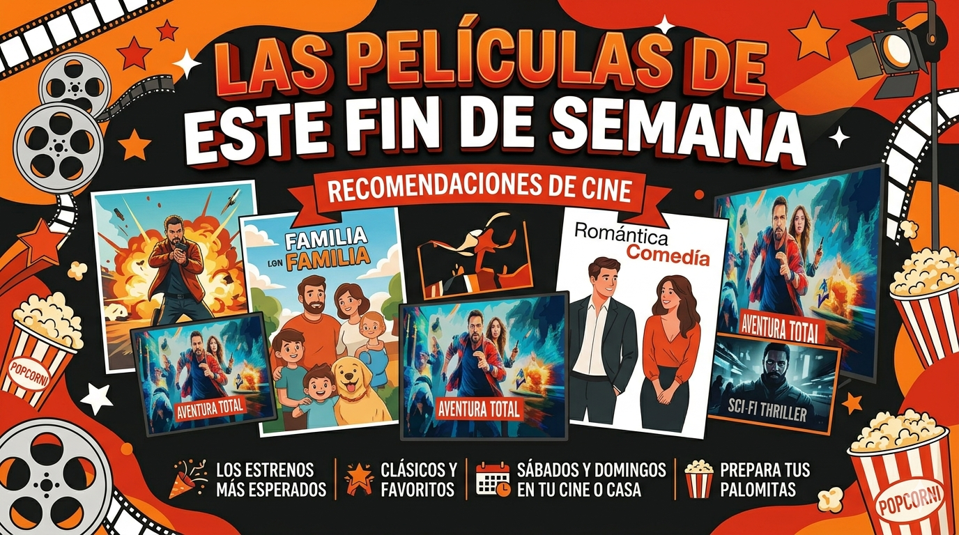 🎬 RECOMENDACIONES PARA EL FIN DE SEMANA 🍿