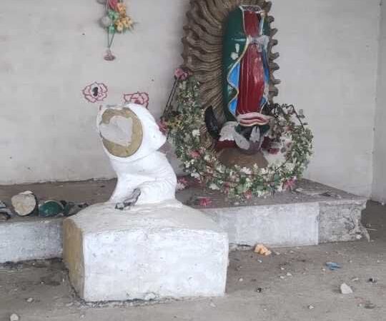 🚨🚨”Tercer acto de vandalismo en SLP: Fieles en Cárdenas exigen mayor vigilancia tras destrucción de imágenes”