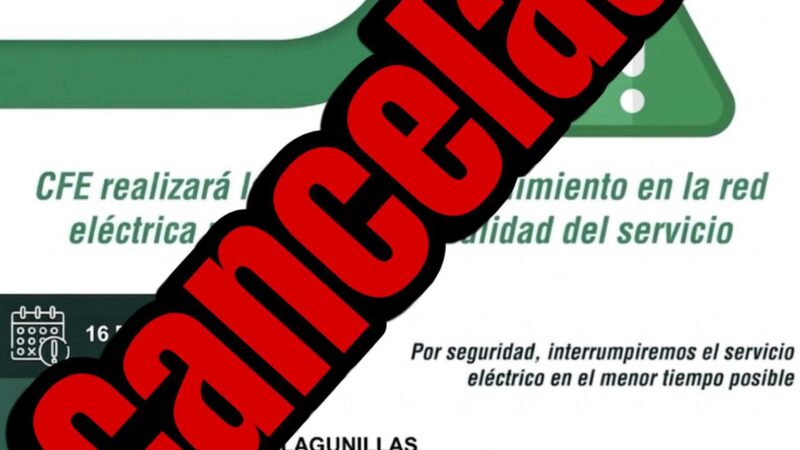 🚨🚨ÚLTIMA HORA: Se cancela corte programado de energía en la Zona Media🚨🚨