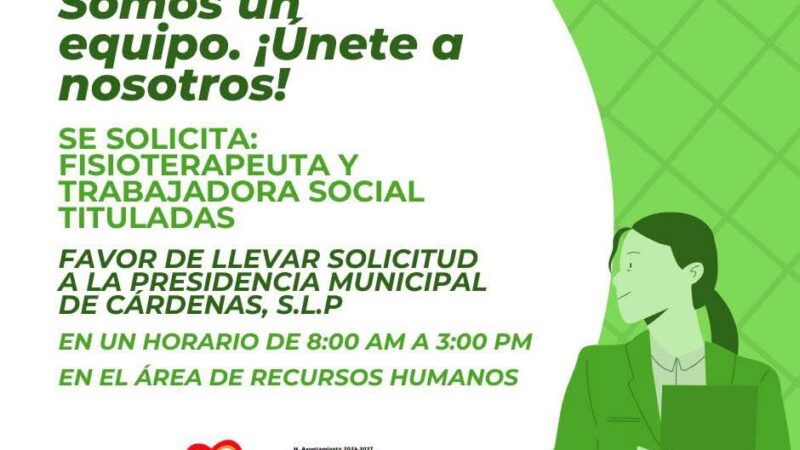 📢 ¡ATENCIÓN CÁRDENAS Y COMUNIDADES VECINAS! 📢