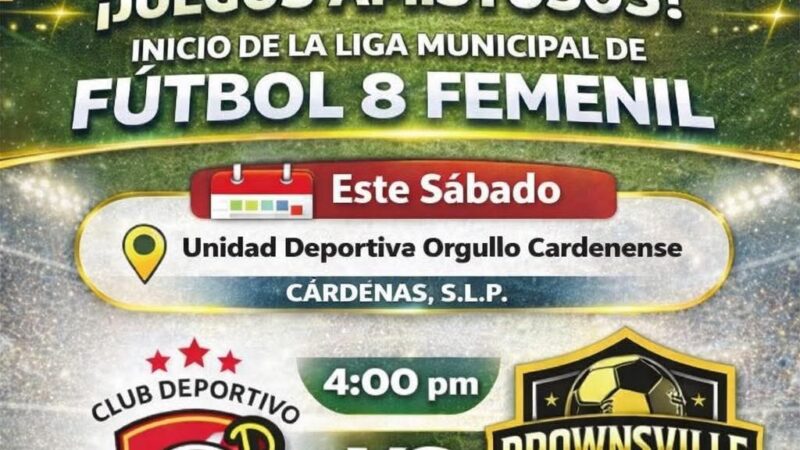 ⚽ ¡El Fútbol se Vive en Familia! Próximos Encuentros en Cárdenas, SLP