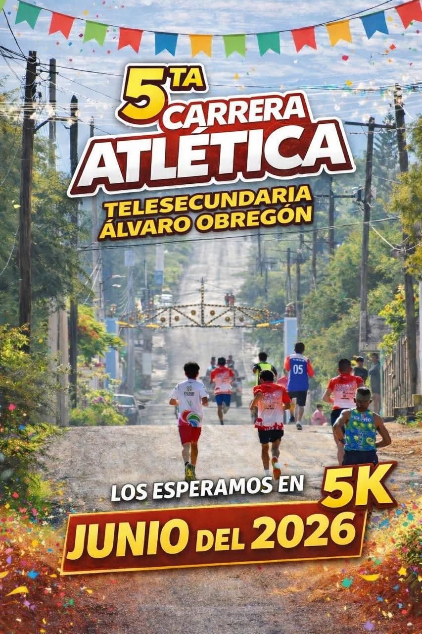 ¡PREPARA LOS TENIS! 👟 Regresa la Carrera Atlética a Ciudad del Maíz