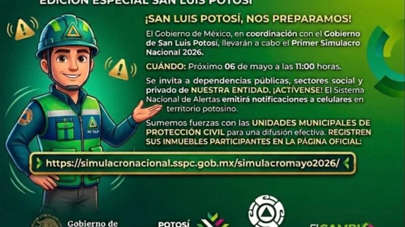 📢 ¡Prepárate! Lanzan convocatoria para el Primer Simulacro Nacional 2026