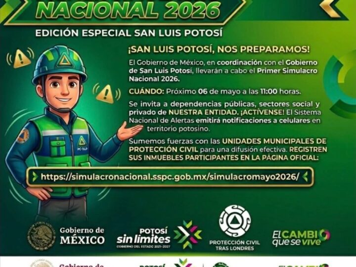 📢 ¡PREPÁRATE! PRIMER SIMULACRO NACIONAL 2026