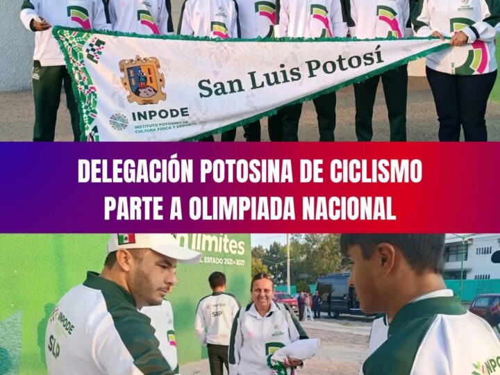 DELEGACIÓN POTOSINA DE CICLISMO PARTE A OLIMPIADA NACIONAL