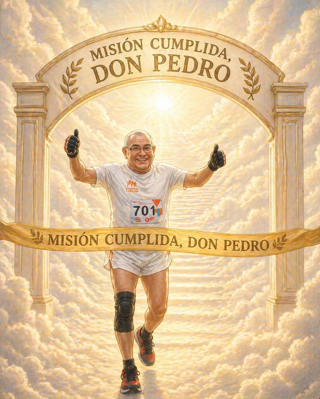 LUTO EN EL DEPORTE POTOSINO: FALLECE DON PEDRO RICO, EJEMPLO DE VIDA Y PASIÓN POR EL ATLETISMO