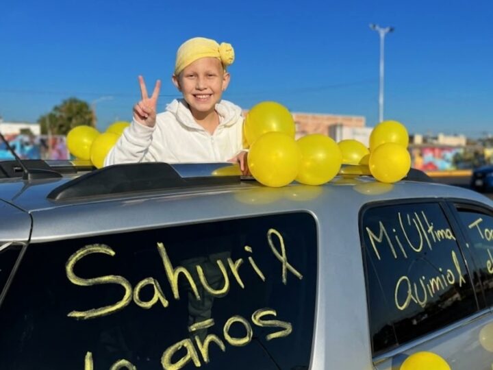 ¡EL CIELO SE PINTA DE AMARILLO! 💛 SAHURI VENCE EL CÁNCER