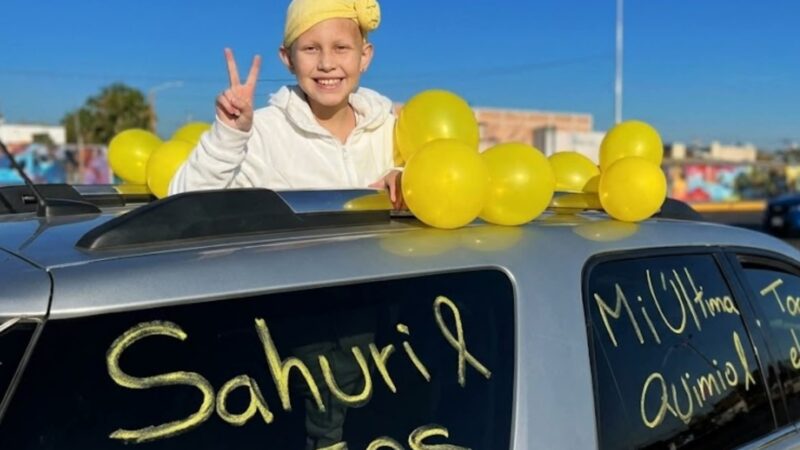 ¡EL CIELO SE PINTA DE AMARILLO! 💛 SAHURI VENCE EL CÁNCER