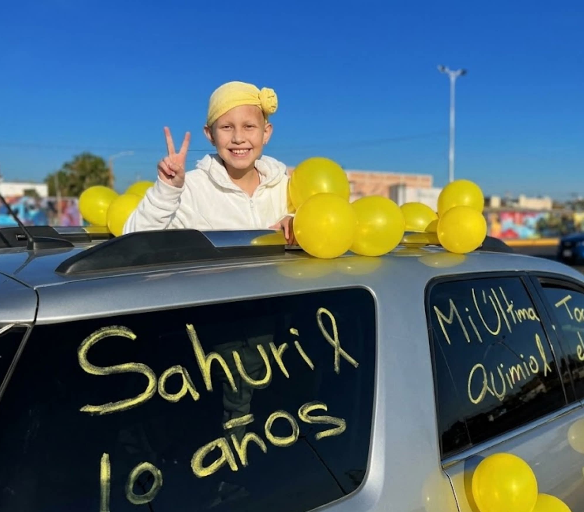 ¡EL CIELO SE PINTA DE AMARILLO! 💛 SAHURI VENCE EL CÁNCER