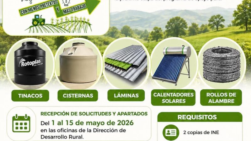 🏠 ¡NUEVA ETAPA DE APOYOS EN CÁRDENAS! 🚜