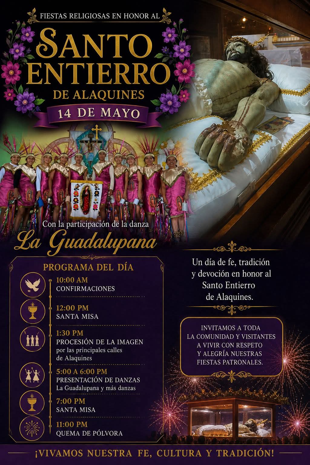 ✝️ FIESTA RELIGIOSA EN HONOR AL SANTO ENTIERRO ✝️