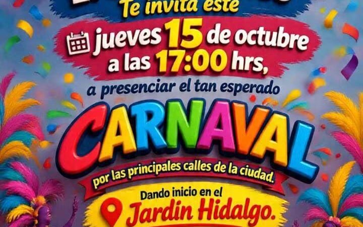 ¡El CBTis No. 185 se viste de fiesta! Invita al tradicional Carnaval por su XLIII Aniversario